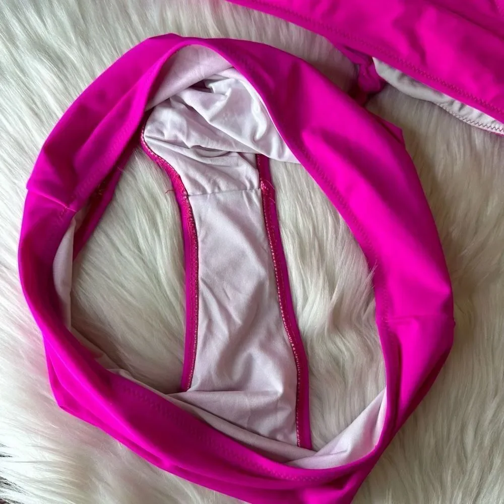 Hot Pink Bikini Size Large - Picture 9 of 12